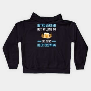 Introverted Beer Brewing Kids Hoodie